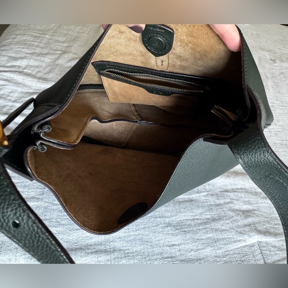 Polo ID Leather Medium Shoulder Bag - Picture 12 of 14